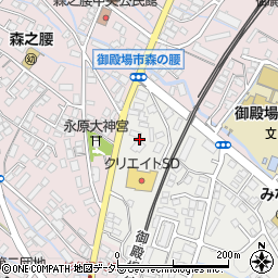静岡県御殿場市萩原1291-4周辺の地図
