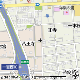 愛知県一宮市大和町苅安賀八王寺周辺の地図