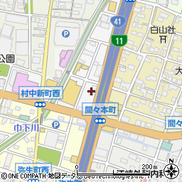 ぎふ初寿司 村中分店周辺の地図