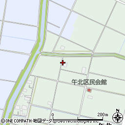 岐阜県羽島市上中町午北332周辺の地図