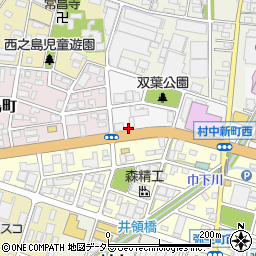 愛知県小牧市村中新町9周辺の地図