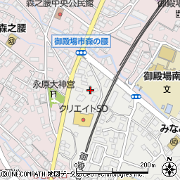 静岡県御殿場市萩原1291-1周辺の地図