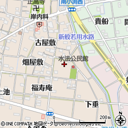 愛知県一宮市浅野（中道）周辺の地図