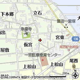 愛知県一宮市冨田宮東1740周辺の地図