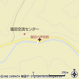 塩田小学校前周辺の地図