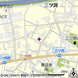 愛知県小牧市三ツ渕269周辺の地図