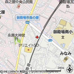 静岡県御殿場市萩原1266-2周辺の地図