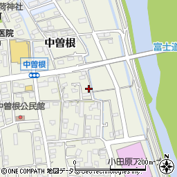 神奈川県小田原市中曽根236周辺の地図