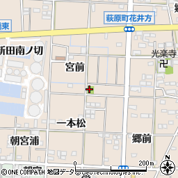 愛知県一宮市萩原町花井方一本松西切周辺の地図