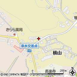 千葉県夷隅郡大多喜町横山1105-3周辺の地図