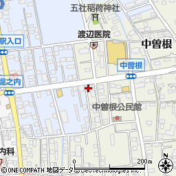 神奈川県小田原市中曽根81周辺の地図