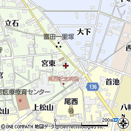 愛知県一宮市冨田宮東1770周辺の地図