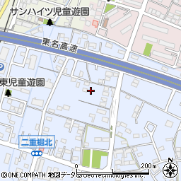 愛知県小牧市二重堀634周辺の地図