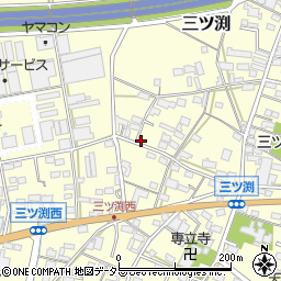 愛知県小牧市三ツ渕257周辺の地図