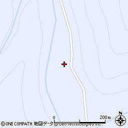 京都府京都市左京区久多上の町460周辺の地図