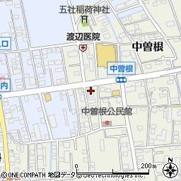 神奈川県小田原市中曽根61周辺の地図