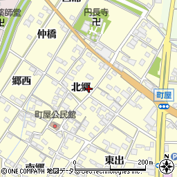 愛知県一宮市千秋町町屋北郷周辺の地図