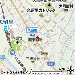 セブンイレブン君津久留里店周辺の地図