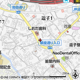 グレイスケア逗子鎌倉周辺の地図