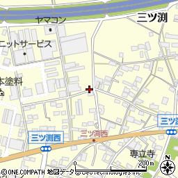 愛知県小牧市三ツ渕687周辺の地図