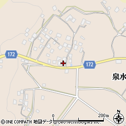 千葉県夷隅郡大多喜町泉水280周辺の地図