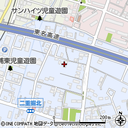 愛知県小牧市二重堀633周辺の地図
