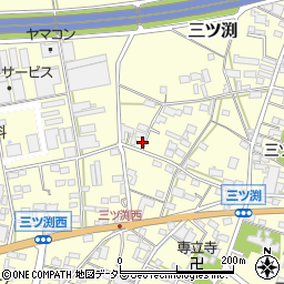 愛知県小牧市三ツ渕255周辺の地図