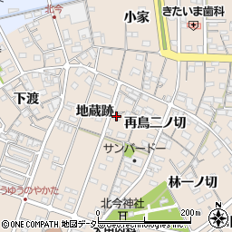 愛知県一宮市北今地蔵跡37周辺の地図