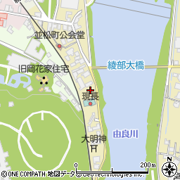 京都府綾部市並松町上番取周辺の地図