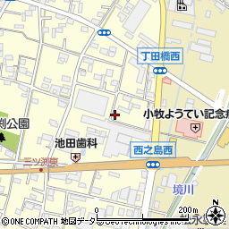 愛知県小牧市三ツ渕1787-2周辺の地図