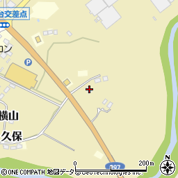 千葉県夷隅郡大多喜町横山1072周辺の地図