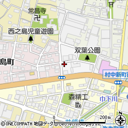 愛知県小牧市村中新町7周辺の地図