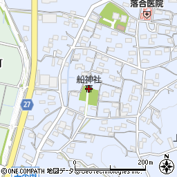 船神社周辺の地図