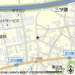 愛知県小牧市三ツ渕254周辺の地図
