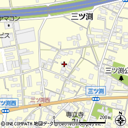 愛知県小牧市三ツ渕268周辺の地図