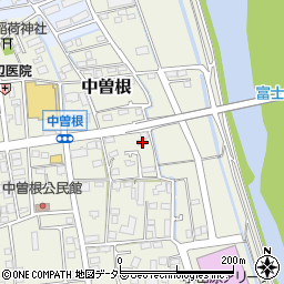 神奈川県小田原市中曽根232-1周辺の地図