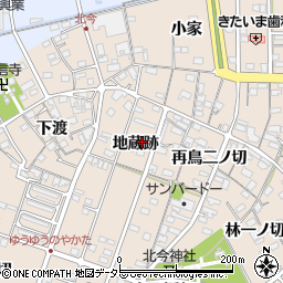 愛知県一宮市北今地蔵跡28周辺の地図