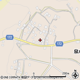 千葉県夷隅郡大多喜町泉水288周辺の地図