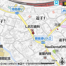 明治安田生命　逗子営業所周辺の地図