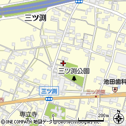 愛知県小牧市三ツ渕414周辺の地図