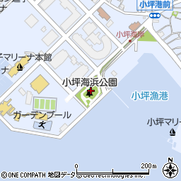 小坪海浜公園周辺の地図