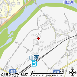 京都府綾部市上原町定重周辺の地図