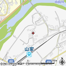 京都府綾部市上原町（定重）周辺の地図