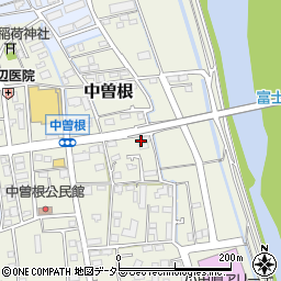 神奈川県小田原市中曽根232周辺の地図