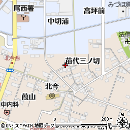 愛知県一宮市北今苗代三ノ切1436周辺の地図