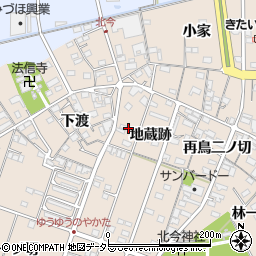 愛知県一宮市北今地蔵跡23周辺の地図