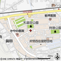 京都府福知山市前田新町周辺の地図
