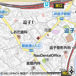 逗子銀座通りクリニック周辺の地図