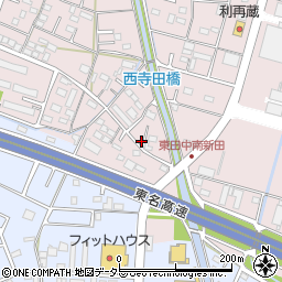 南新田橋周辺の地図
