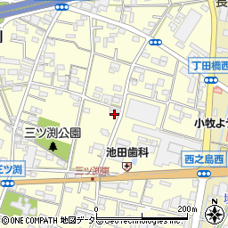 愛知県小牧市三ツ渕434周辺の地図